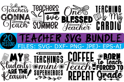Teacher svg bundle SVG Rafiqul20606 