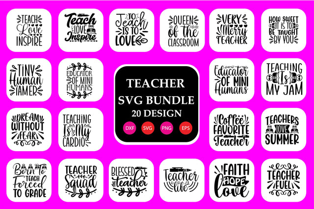 Teacher SVG Bundle SVG Shahin alam 