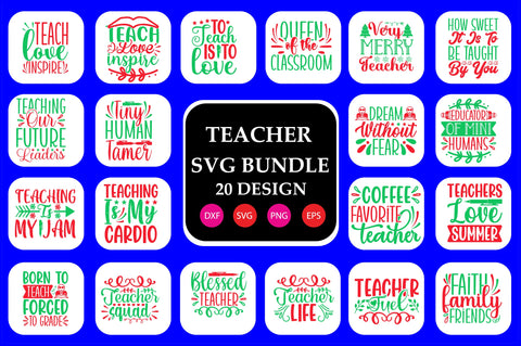 Teacher SVG Bundle SVG Shahin alam 