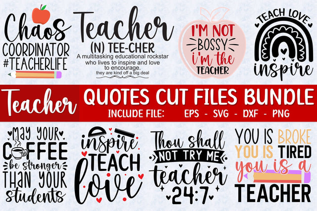 Teacher SVG Bundle SVG SH_Tee store 