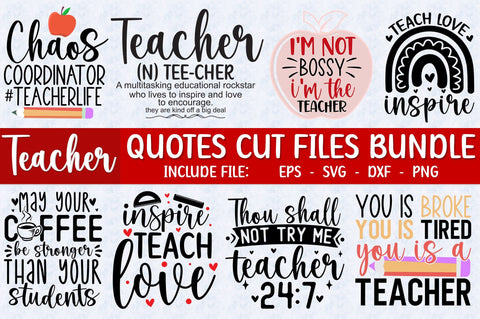 Teacher SVG Bundle SVG SH_Tee store 
