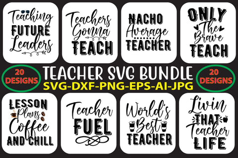 Teacher SVG Bundle SVG Syaman 
