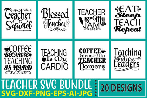 Teacher SVG Bundle SVG Syaman 