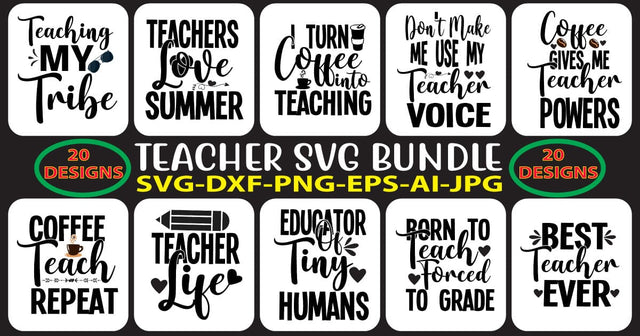 Teacher SVG Bundle SVG Syaman 