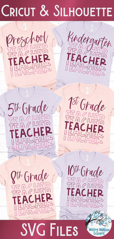 Teacher SVG Bundle SVG Wispy Willow Designs 