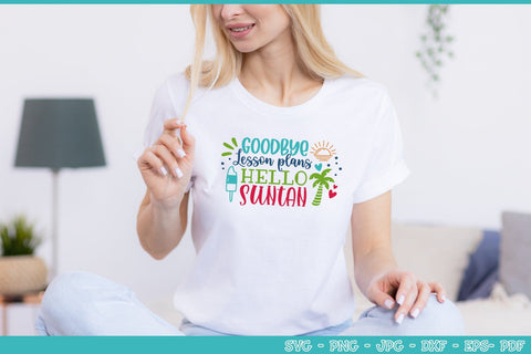 Teacher SVG Bundle | Teacher End Of School Summer Bundle SVG TatiStudio 