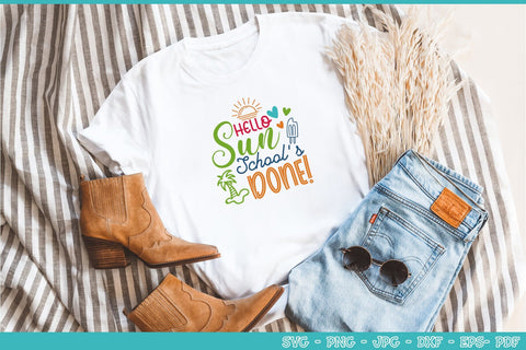 Teacher SVG Bundle | Teacher End Of School Summer Bundle SVG TatiStudio 