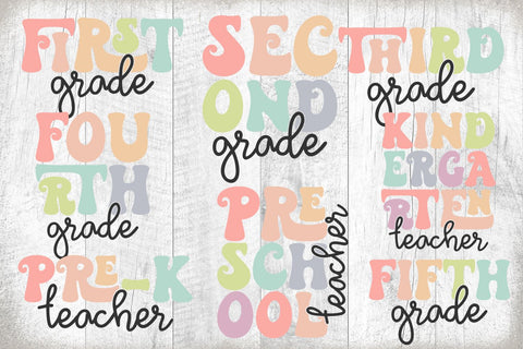 Teacher svg Bundle - Teacher Shirt Cut Files - Teacher svg - dxf - eps - png - Cut File - Silhouette - Cricut - Digital Download SVG Svg Cuttables 