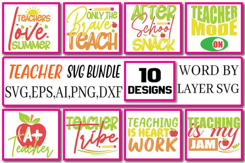 Teacher SVG Bundle Vol. 9 SVG Craftlabsvg24 