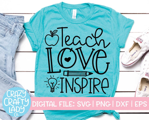 Teacher SVG Cut File Bundle SVG Crazy Crafty Lady Co. 