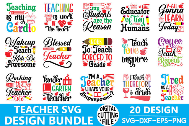 Teacher svg design Bundle commercial usa SVG sk.swapon Roy 