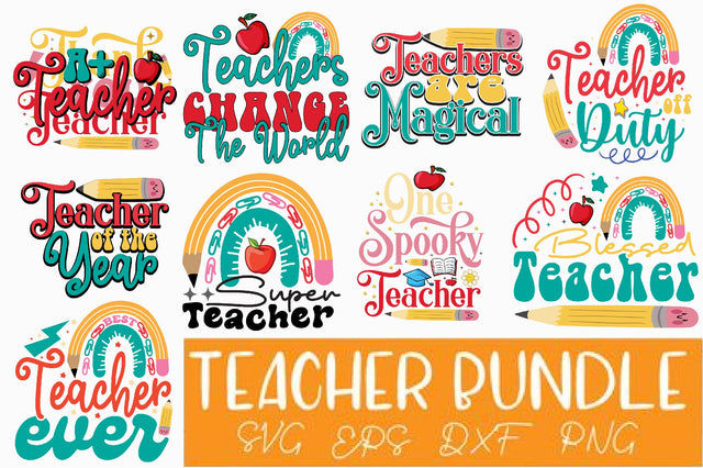 Teacher Svg Design Bundle SVG designartist 