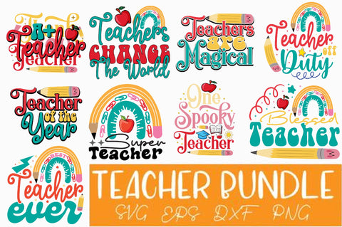 Teacher Svg Design Bundle SVG designartist 