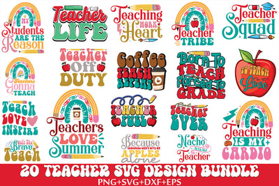 Teacher SVG Design Bundle SVG Rupkotha 