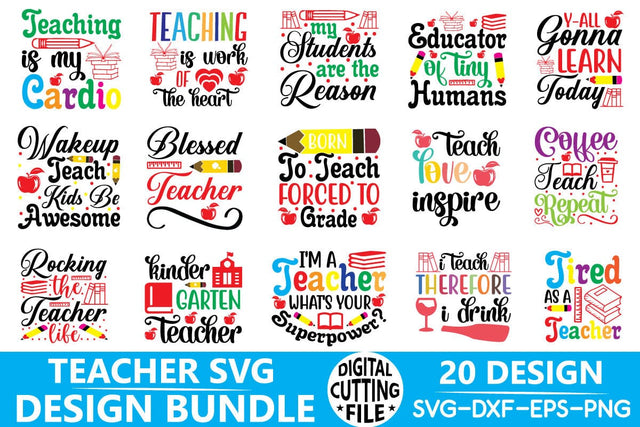 Teacher svg design bundle SVG sk.swapon Roy 