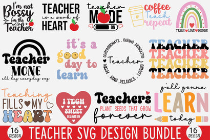Teacher SVG Design Bundle- SVG SVGista 