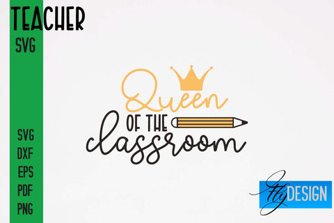 Teacher SVG Design | Funny Quotes SVG Design | School SVG SVG Fly Design 