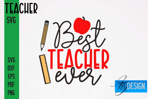 Teacher SVG Design | Funny Quotes SVG Design | School SVG SVG Fly Design 
