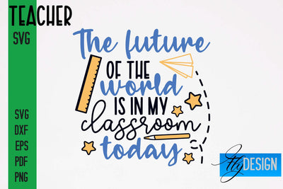 Teacher SVG Design | Funny Quotes SVG Design | School SVG SVG Fly Design 