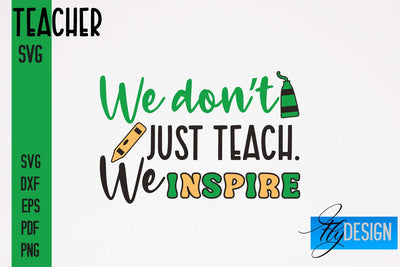 Teacher SVG Design | Funny Quotes SVG Design | School SVG SVG Fly Design 