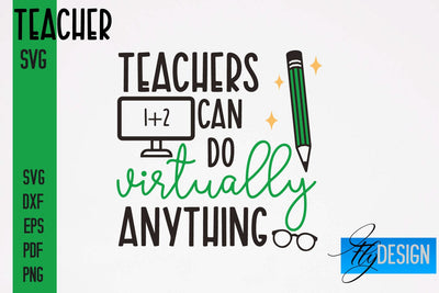 Teacher SVG Design | Funny Quotes SVG Design | School SVG SVG Fly Design 