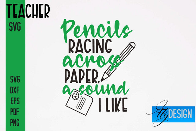 Teacher SVG Design | Funny Quotes SVG Design | School SVG SVG Fly Design 