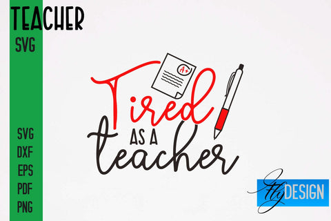 Teacher SVG Design | Funny Quotes SVG Design | School SVG SVG Fly Design 