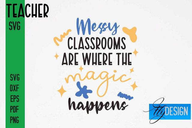 Teacher SVG Design | Funny Quotes SVG Design | School SVG SVG Fly Design 
