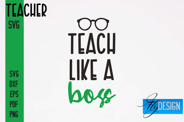 Teacher SVG Design | Funny Quotes SVG Design | School SVG SVG Fly Design 
