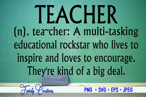 Teacher SVG Family Creations 