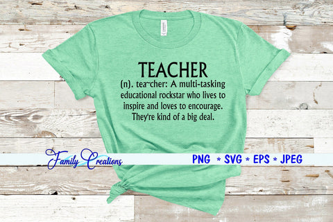 Teacher SVG Family Creations 
