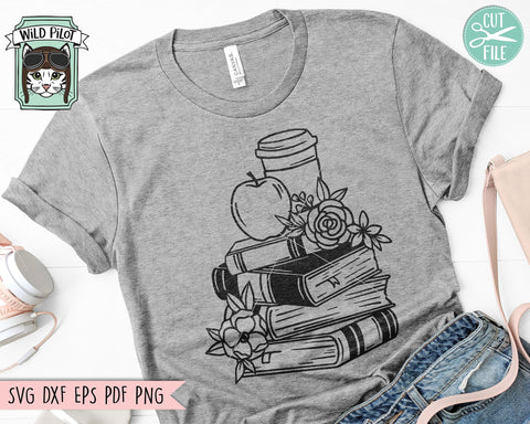 Teacher SVG file Bundle, Back to School svg, Teacher Gift svg bundle, Teach Love Inspire cut file, Teacher Life svg files, Teacher Monogram SVG SVG Wild Pilot 