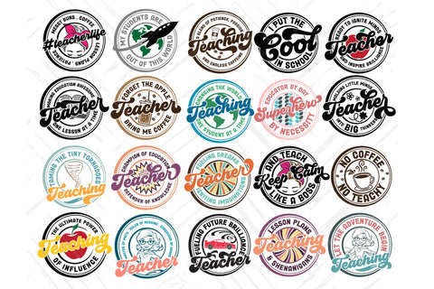 Teacher Svg Files | Teacher Shirt Bundle | Teacher Quotes SVG Crafty Mama Studios 