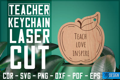 Teacher SVG Keychain Bundle | Teacher Quotes SVG Design SVG Fly Design 