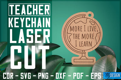 Teacher SVG Keychain Bundle | Teacher Quotes SVG Design SVG Fly Design 