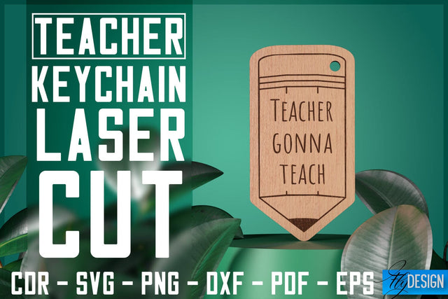 Teacher SVG Keychain Bundle | Teacher Quotes SVG Design SVG Fly Design 