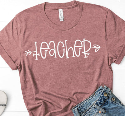 teacher svg sayings teacher svg files, teacher svg, teacher svg quotes, teacher arrows svg, teacher life svg files SVG WildOakSVG 