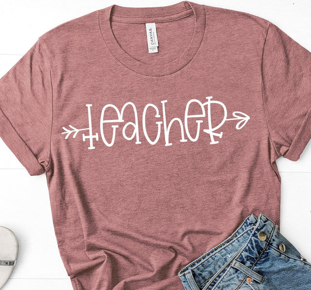 teacher svg sayings teacher svg files, teacher svg, teacher svg quotes, teacher arrows svg, teacher life svg files SVG WildOakSVG 