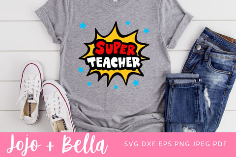 Teacher SVG, School Svg, Back to School Svg, Cricut, School, Svg Designs, Svg, Svg files for Cricut, Sublimation Designs Downloads SVG Jojo&Bella 
