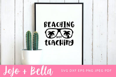 Teacher Svg, School svg, Back to School Svg, Summer svg, Beach svg, Cricut, Svg, Svg files for Cricut, Sublimation Designs Downloads SVG Jojo&Bella 