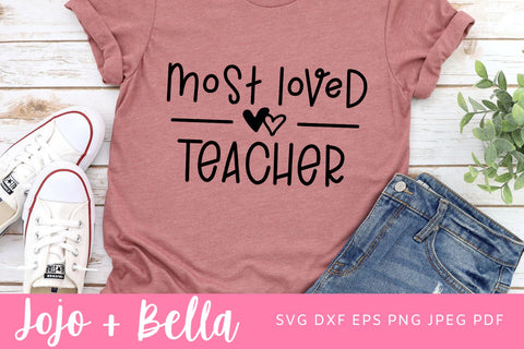 Teacher Svg, School svg, Back to School Svg, Teacher Svg Files, Svg Files for Cricut, Sublimation Designs Downloads SVG Jojo&Bella 