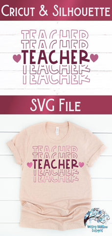Teacher SVG SVG Wispy Willow Designs 