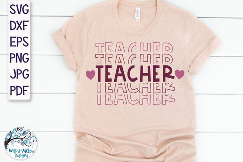 Teacher SVG SVG Wispy Willow Designs 
