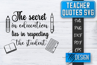 Teacher SVG | Teacher Quotes SVG | Back to school SVG SVG Fly Design 