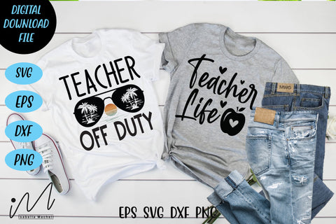 Teacher t shirt svg bundle, Cool teacher cricut, kindergarten teacher svg,gift for teacher svg, teacher appreciation svg, Back to school svg, bundle cut files SVG Isabella Machell 