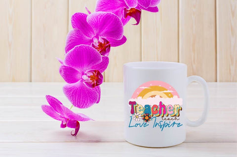 Teacher Teach Love Inspire Sublimation SVGArt 