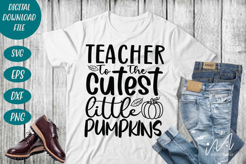 Teacher to the cutest little pumpkins svg, Funny Halloween T-shirt svg, Halloween Day T-shirt, Happy Halloween svg, Batty Svg, Pumpkin svg, Holiday Cricut SVG Isabella Machell 