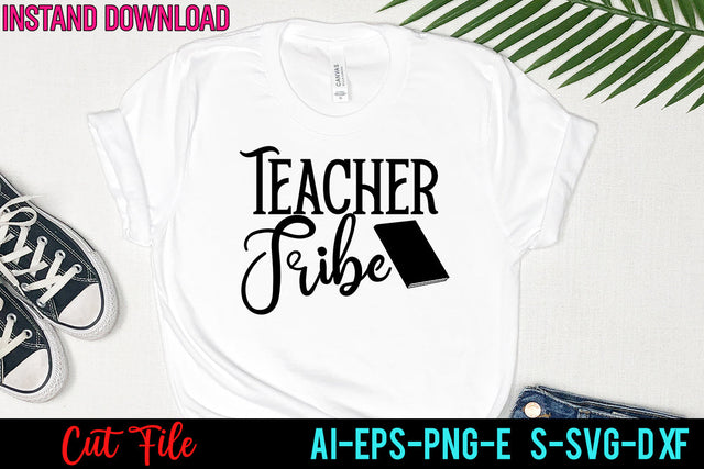 Teacher Tribe SVG Cut FIle SVG BlackCatsMedia 