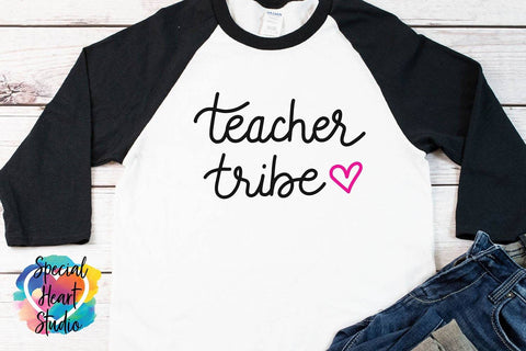 Teacher Tribe SVG Special Heart Studio 