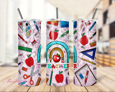 Teacher tumbler design, teacher tumbler png, teacher sublimation tumbler designs, school tumbler png, back to school, Easter teacher gift Sublimation TrendingDesign 